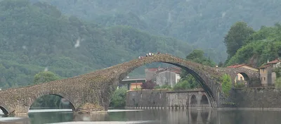 Lucca The Devils Bridge In Borgo a Mozzano