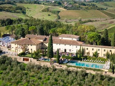 Villa Petriolo From Above