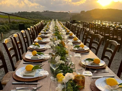 Villa Petriolo Welcome Dinner