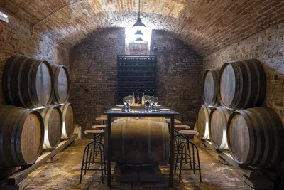 Villa Petriolo Wine Cellar