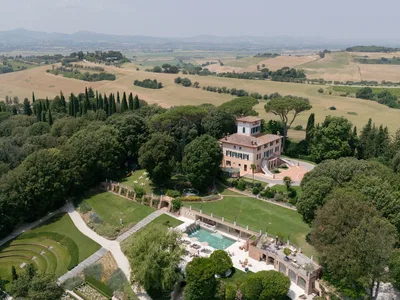 Villa Valentini Bonaparte Aerial View