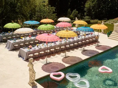 Villa Valentini Bonaparte Reception By The Pool