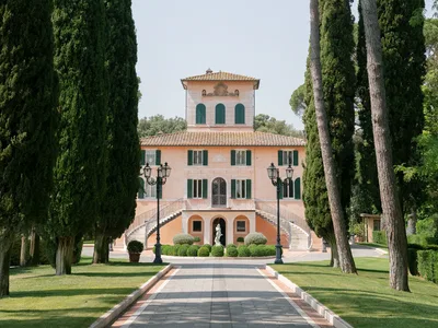 Villa Valentini Bonaparte Towards The Villa
