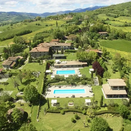 Borgo Corsignano Aerial View