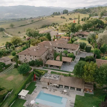 Borgo Corsignano Aerial View