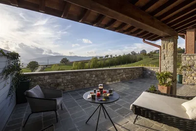 Borgo Corsignano Suites View From The Balcony