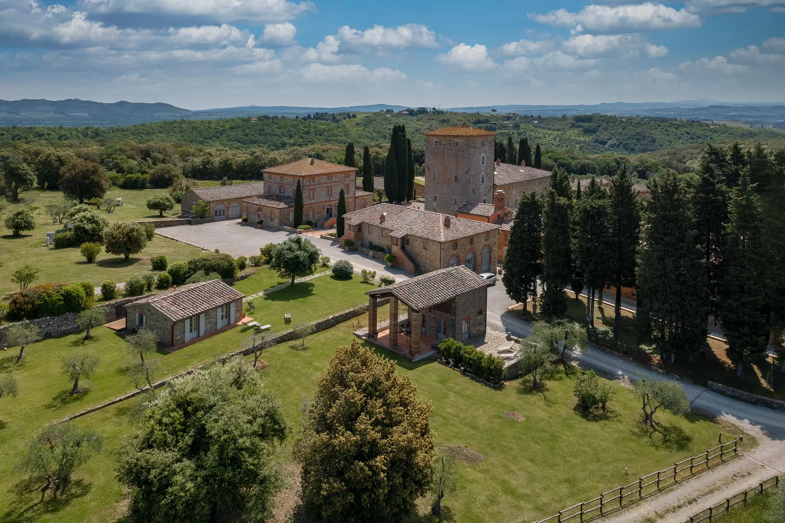 Borgo del Vino Aerial View