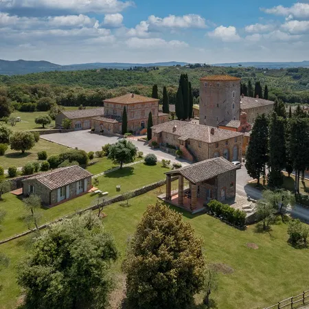 Borgo del Vino Aerial View