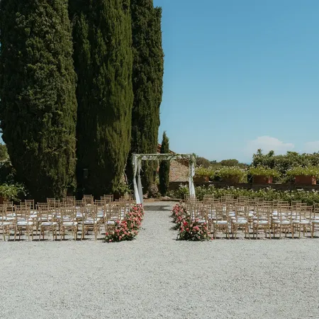 Borgo del Vino Ceremony Setup