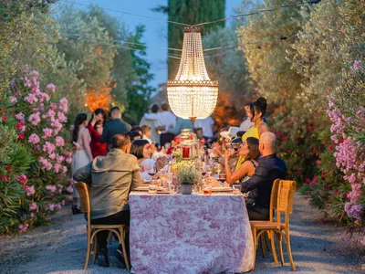 Borgo Vigneto Dinner On The Garden Path