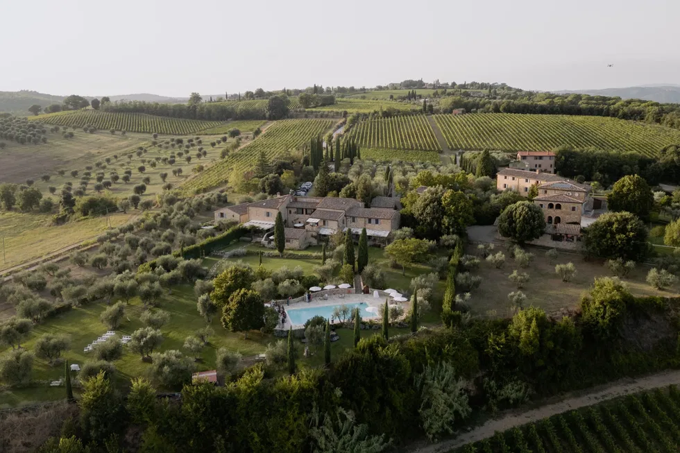 Borgo Vigneto Drone Borgo Pool