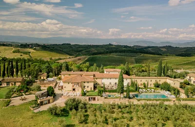 Villa Petriolo From Above