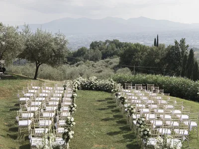 Casale dei Pasquinelli Ceremony Setup