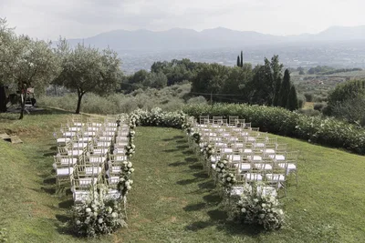 Casale dei Pasquinelli Ceremony Setup