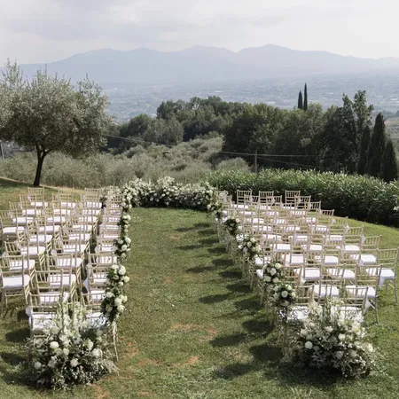 Casale dei Pasquinelli Ceremony Setup