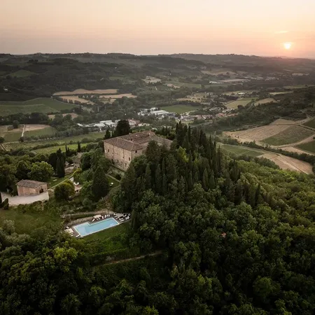 Castello di Bibbione At Sunset