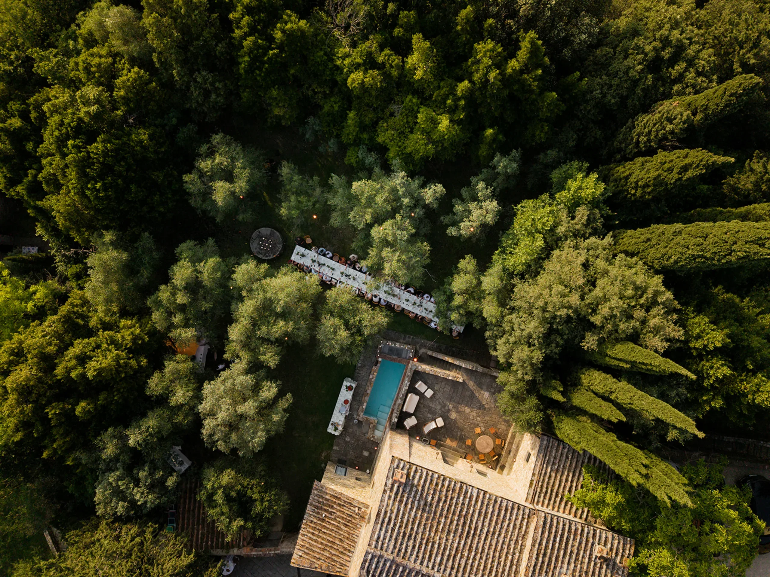 Dinner Table From Above