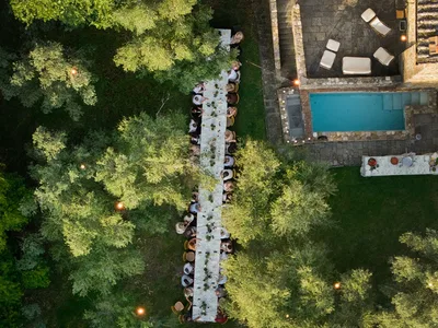 Dinner Table From Above