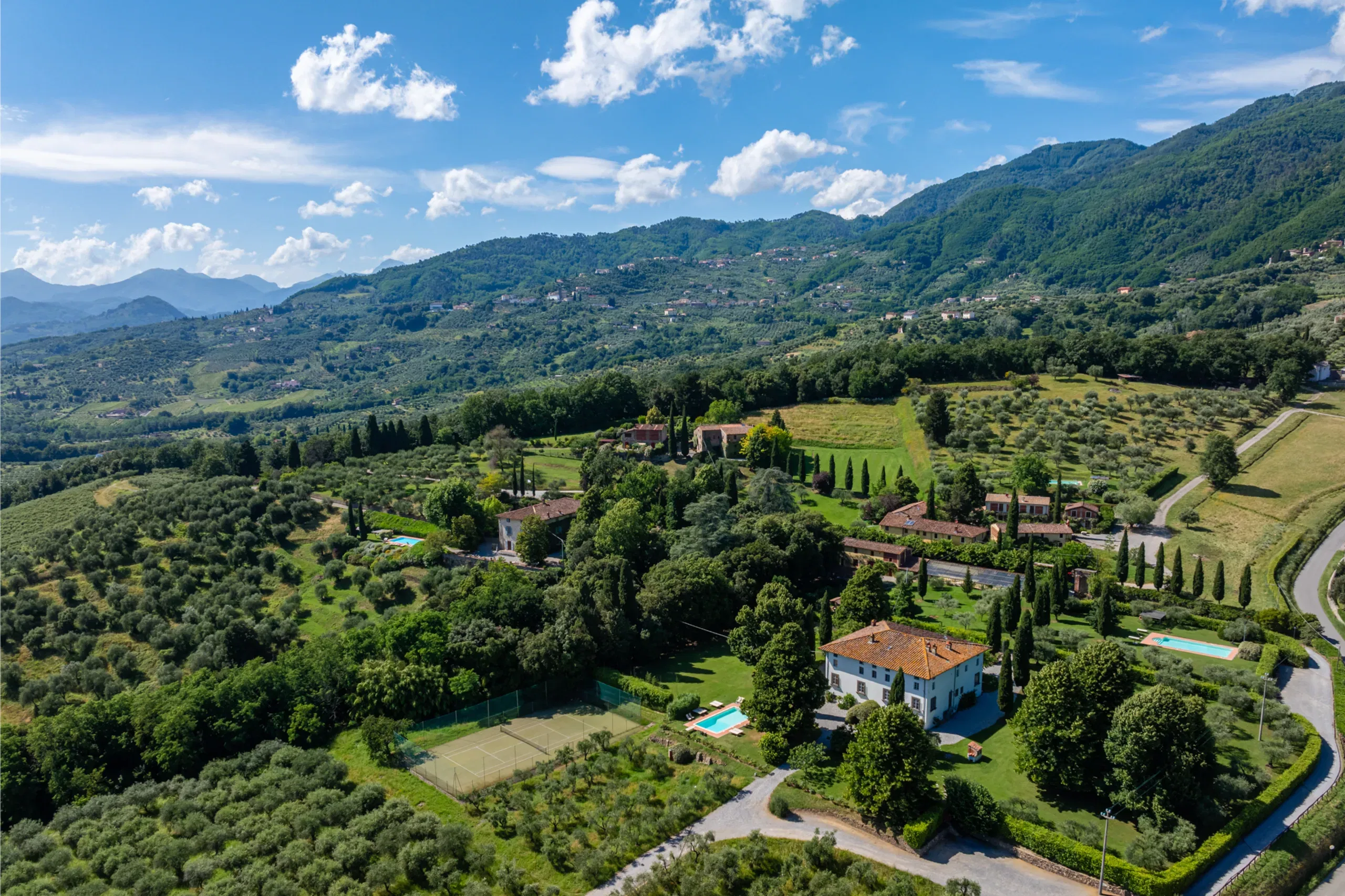 Fattoria del Cipresso Aerial