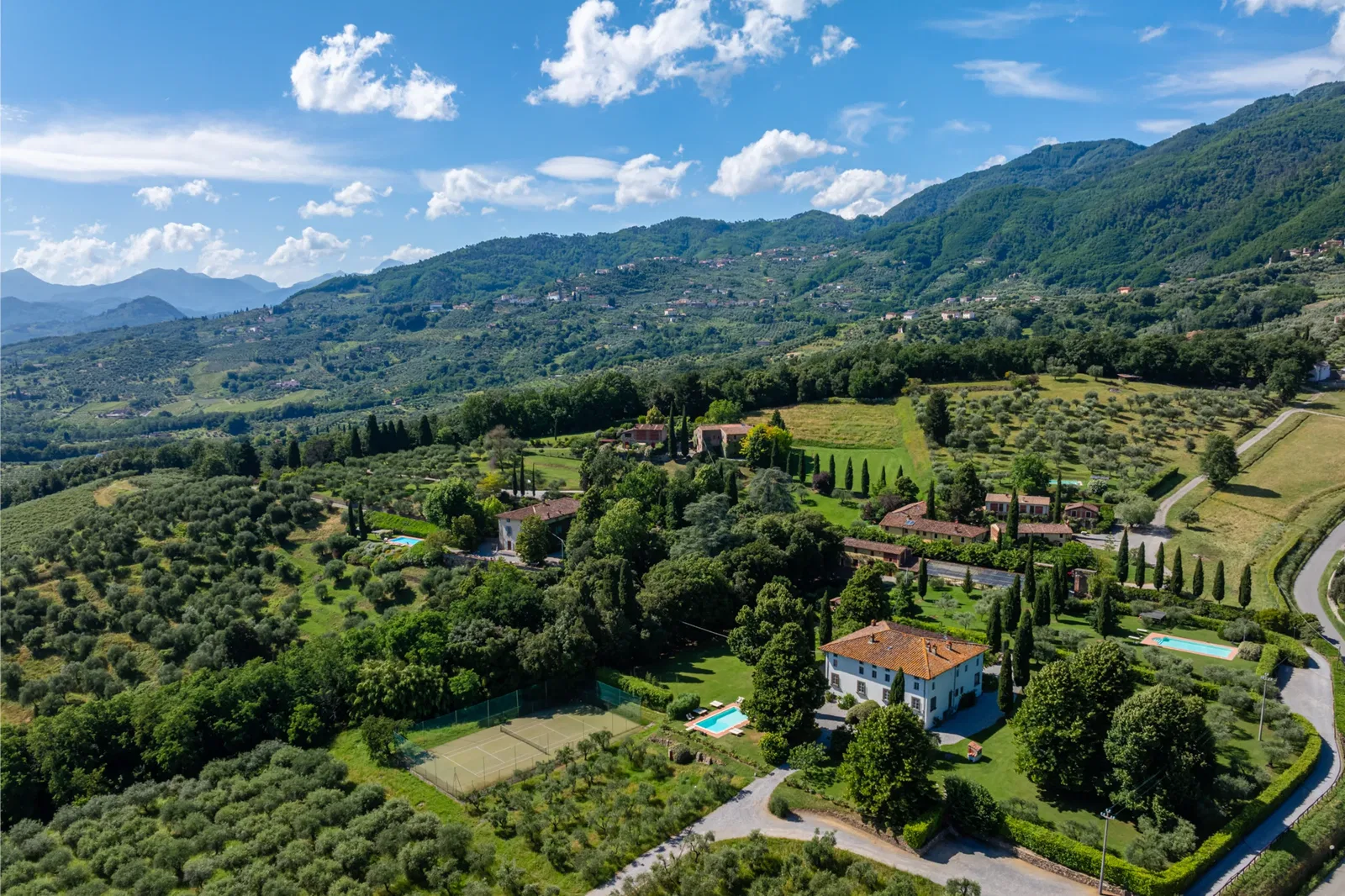 Fattoria del Cipresso Aerial