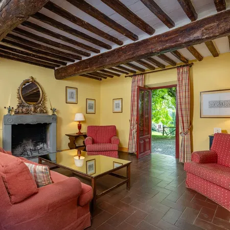 Fattoria del Cipresso Casa Rustica Living Room