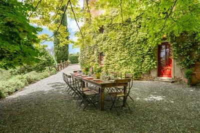 Fattoria del Cipresso Casa Rustica Terrace