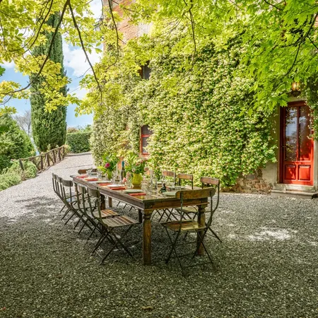 Fattoria del Cipresso Casa Rustica Terrace