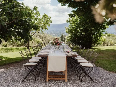 Fattoria del Cipresso Tableset Long View