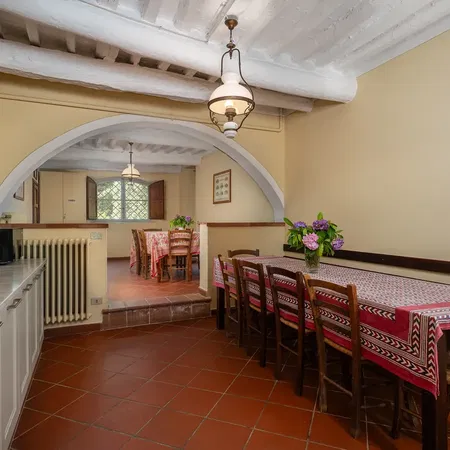 Fattoria del Cipresso Villa Bernardini Dining Room