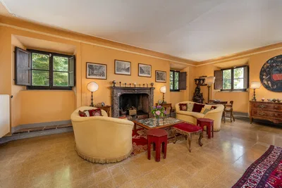 Fattoria del Cipresso Villa Bernardini Living Room