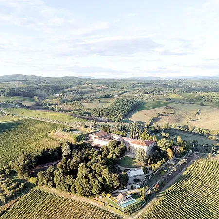 Tenuta di Monaciano Aerial View