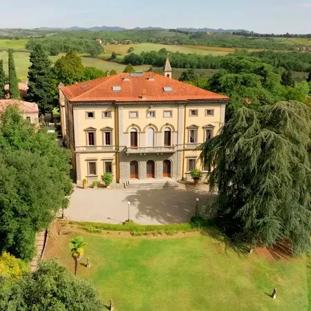 Tenuta di Monaciano Aerial View