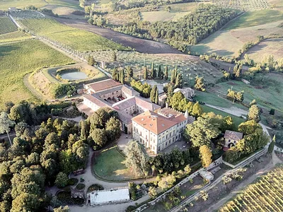 Tenuta di Monaciano Aerial View
