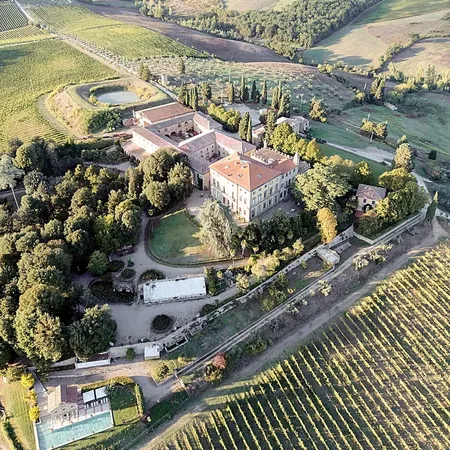 Tenuta di Monaciano Aerial View