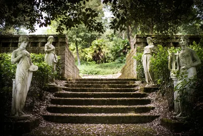 Tenuta di Monaciano Amphitheater Statues