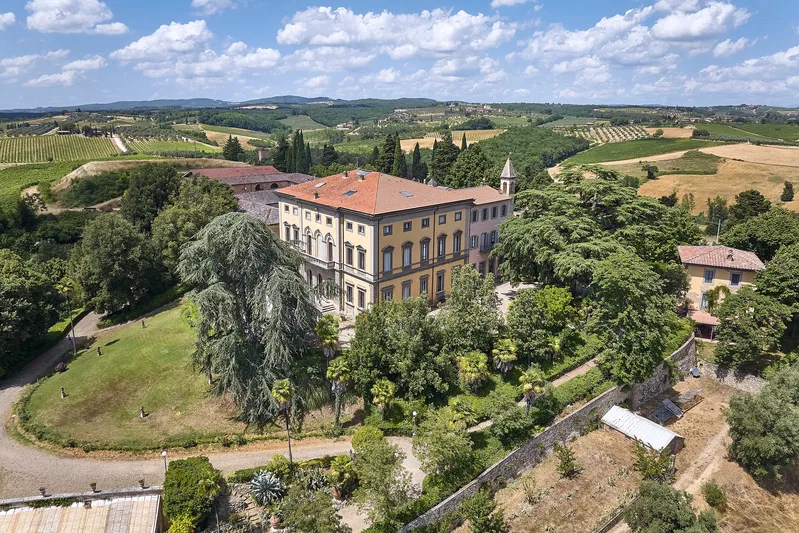 Tenuta di Monaciano Aerial View
