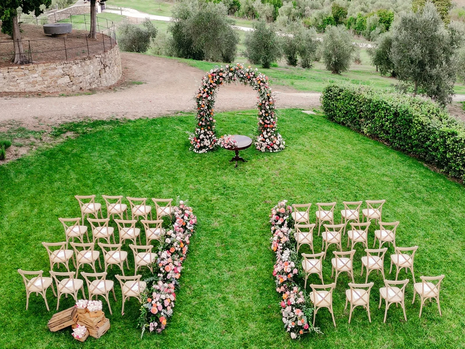 The Painter S Retreat Ceremony Setup