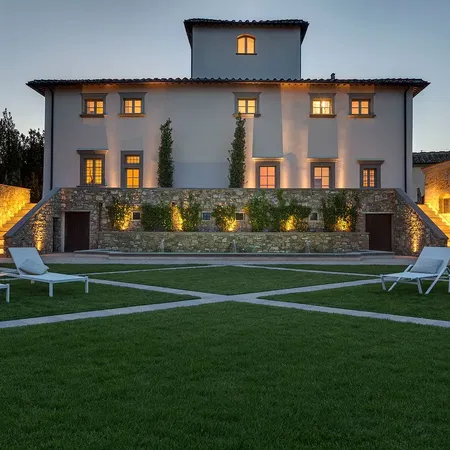 The Painter S Retreat Night Facade Villa