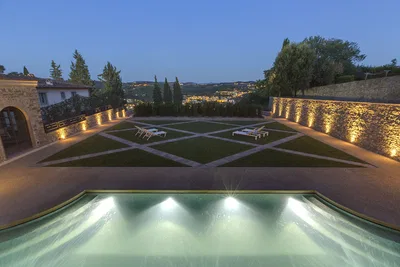 The Painter S Retreat Night Panorama From The Villa