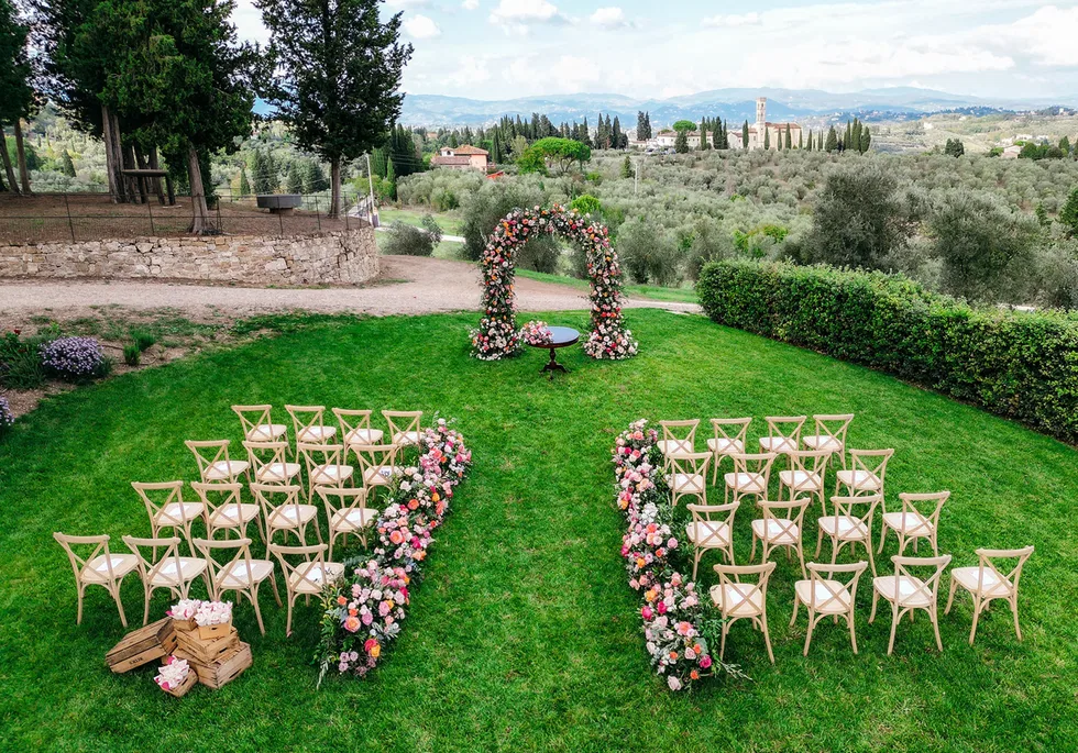 The Painter S Retreat Ceremony Setup