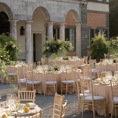The Versailles of Tuscany Cocktail In Front of The House