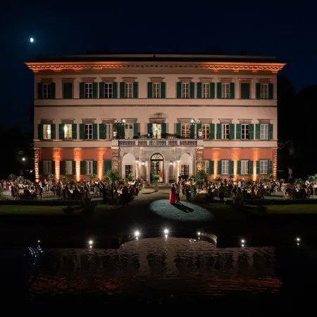 The Versailles of Tuscany Facade Night