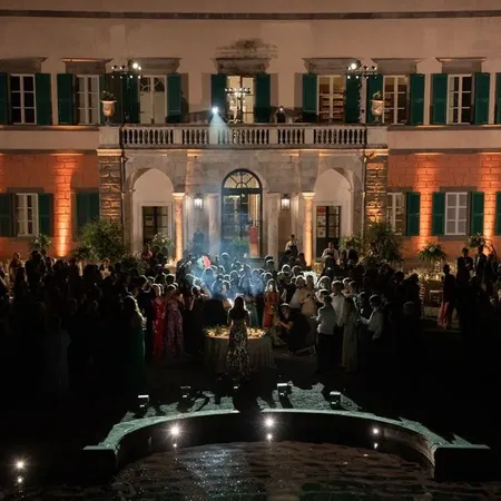 The Versailles of Tuscany Reception Outside