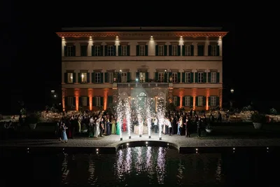 The Versailles of Tuscany Reception Pyrotechnics