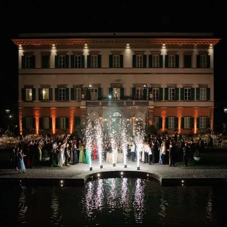 The Versailles of Tuscany Reception Pyrotechnics