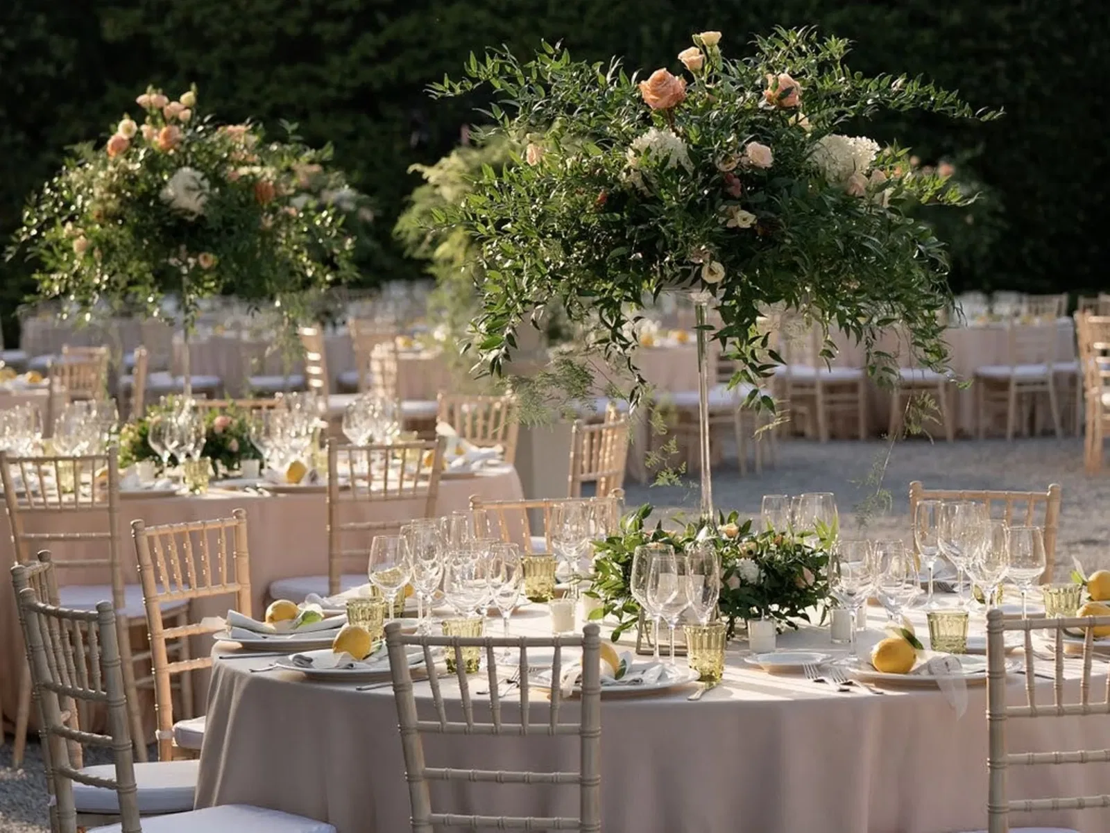 The Versailles of Tuscany Table Detail