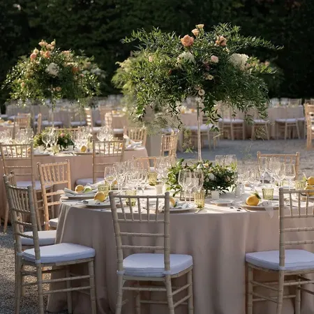 The Versailles of Tuscany Table Detail