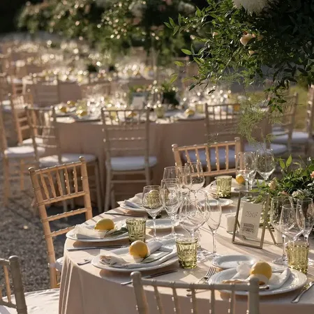 The Versailles of Tuscany Tables