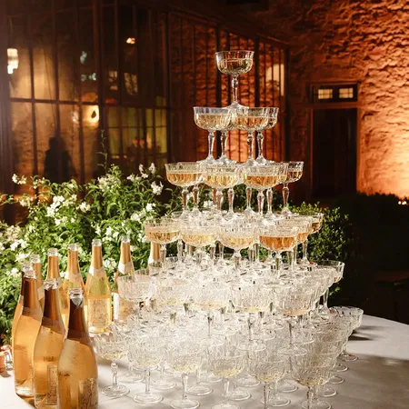 Vignamaggio Champagne Tower