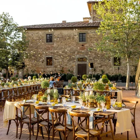 Vignamaggio Courtyard Welcome Dinner